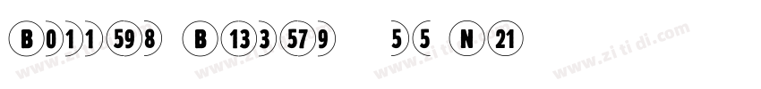 Bullets Bannertype N字体转换